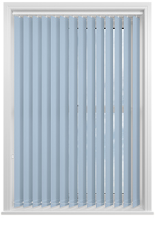 Trinity (Blackout), French Blue - Vertical Blind